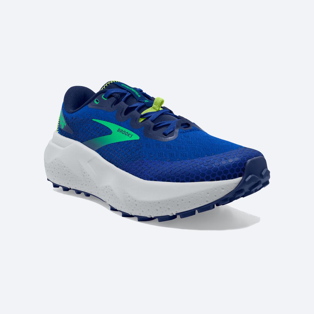 Zapatillas Trail Brooks Caldera 6 Hombre Azules/Verde | Ecuador-20197