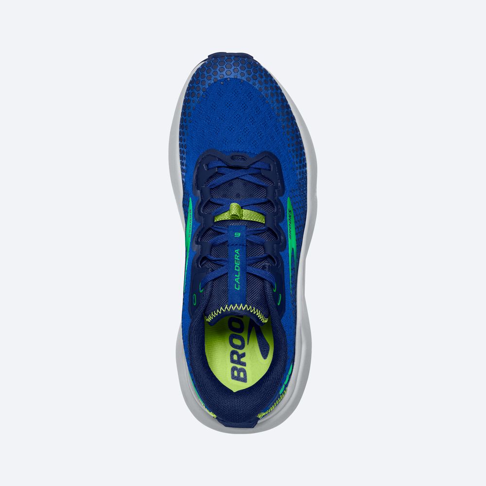 Zapatillas Trail Brooks Caldera 6 Hombre Azules/Verde | Ecuador-20197