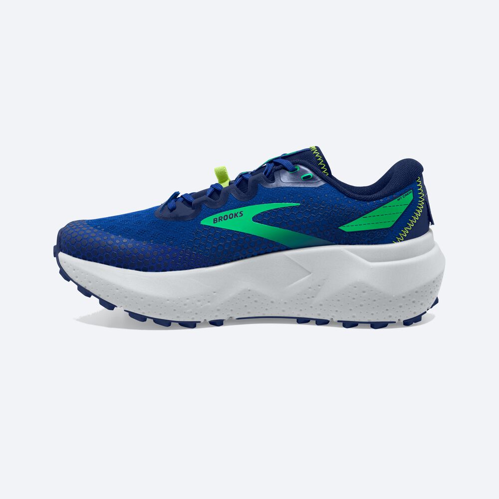 Zapatillas Trail Brooks Caldera 6 Hombre Azules/Verde | Ecuador-20197