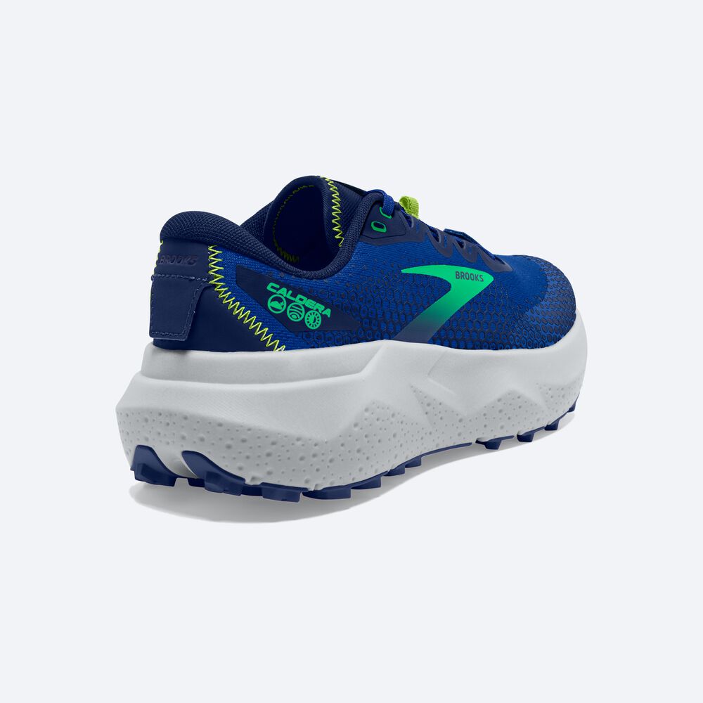 Zapatillas Trail Brooks Caldera 6 Hombre Azules/Verde | Ecuador-20197