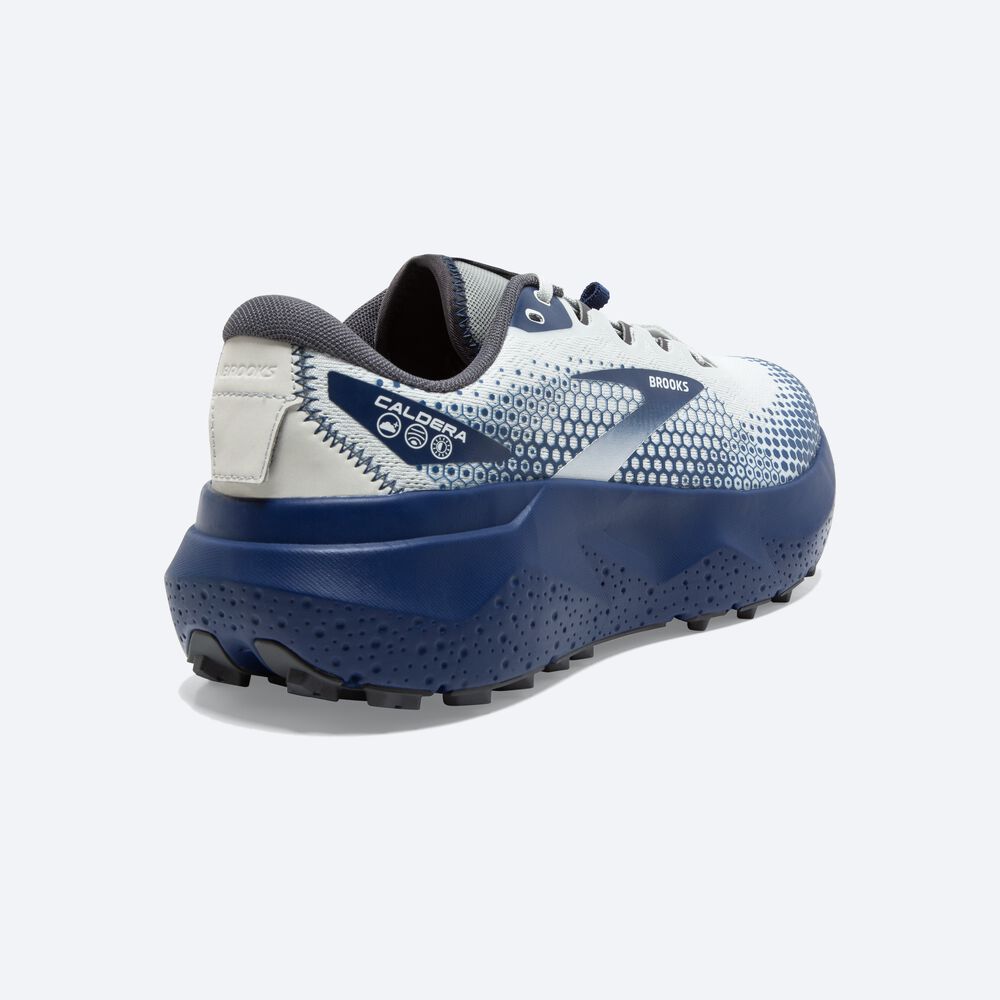 Zapatillas Trail Brooks Caldera 6 Hombre Gris/Azules | Ecuador-85904