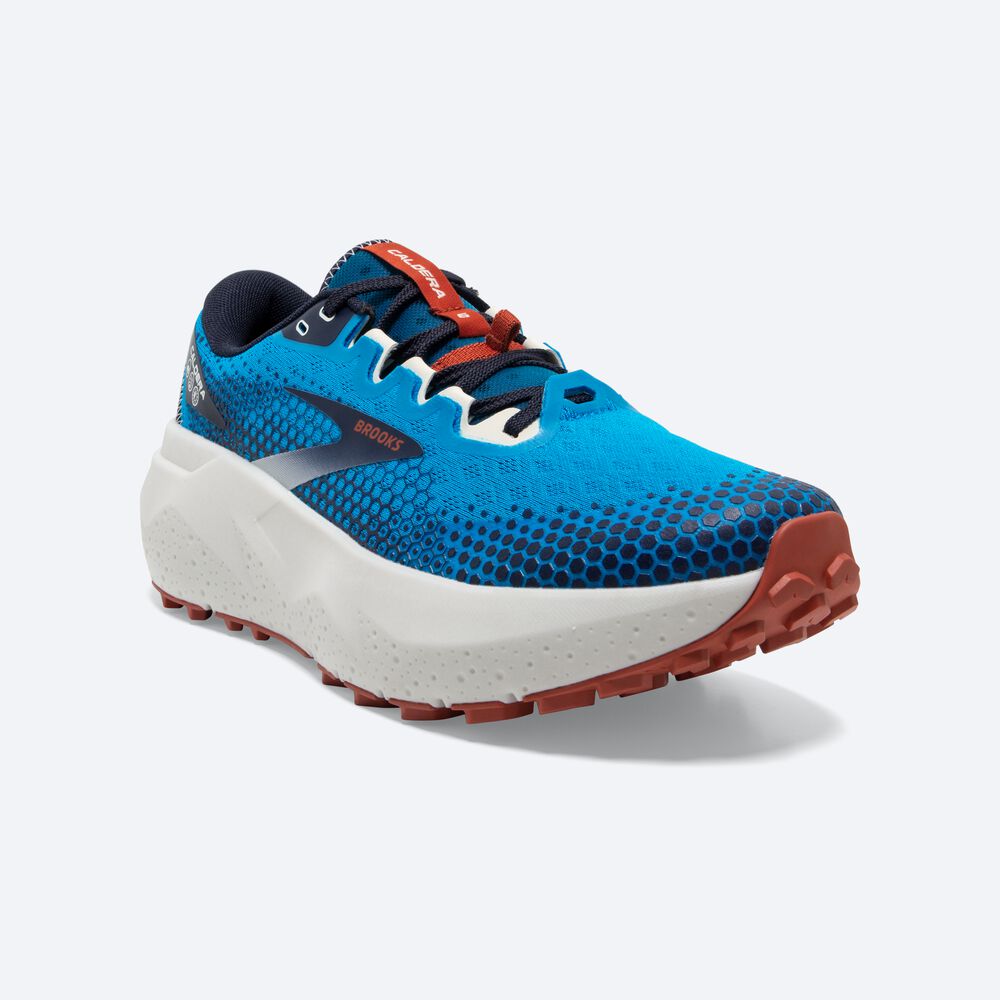 Zapatillas Trail Brooks Caldera 6 Hombre Azul Marino/Azules | Ecuador-95014