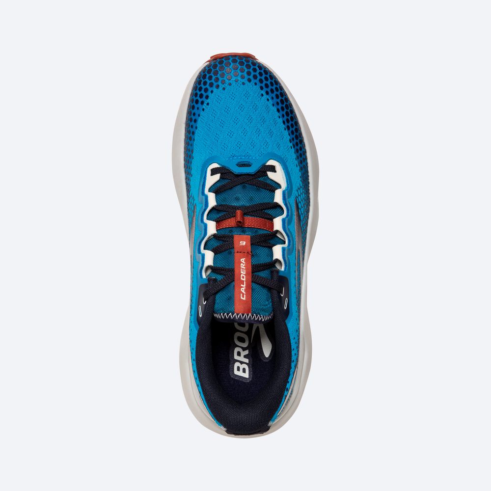 Zapatillas Trail Brooks Caldera 6 Hombre Azul Marino/Azules | Ecuador-95014