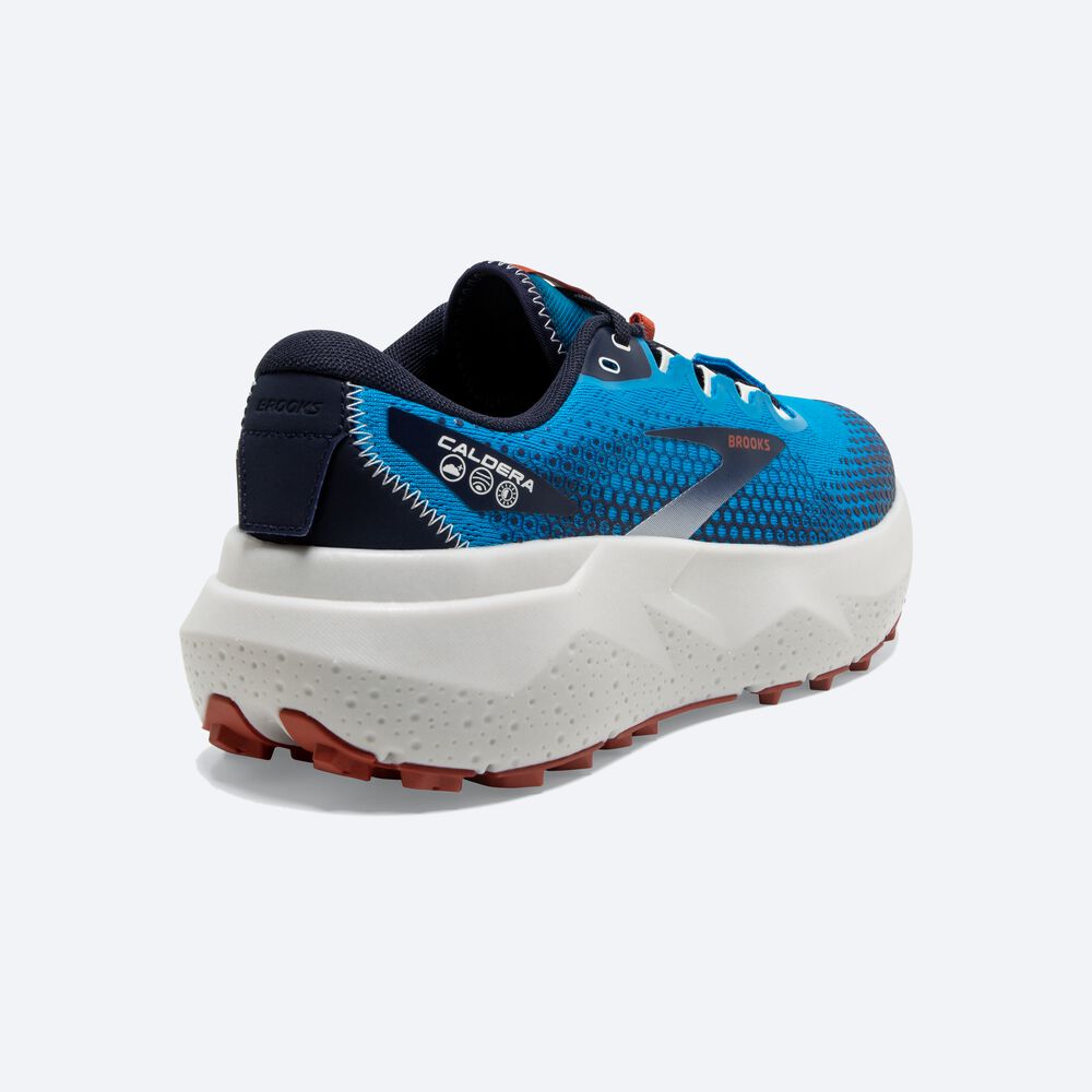 Zapatillas Trail Brooks Caldera 6 Hombre Azul Marino/Azules | Ecuador-95014