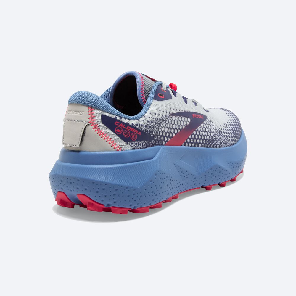 Zapatillas Trail Brooks Caldera 6 Mujer Azules/Rosas | Ecuador-06941