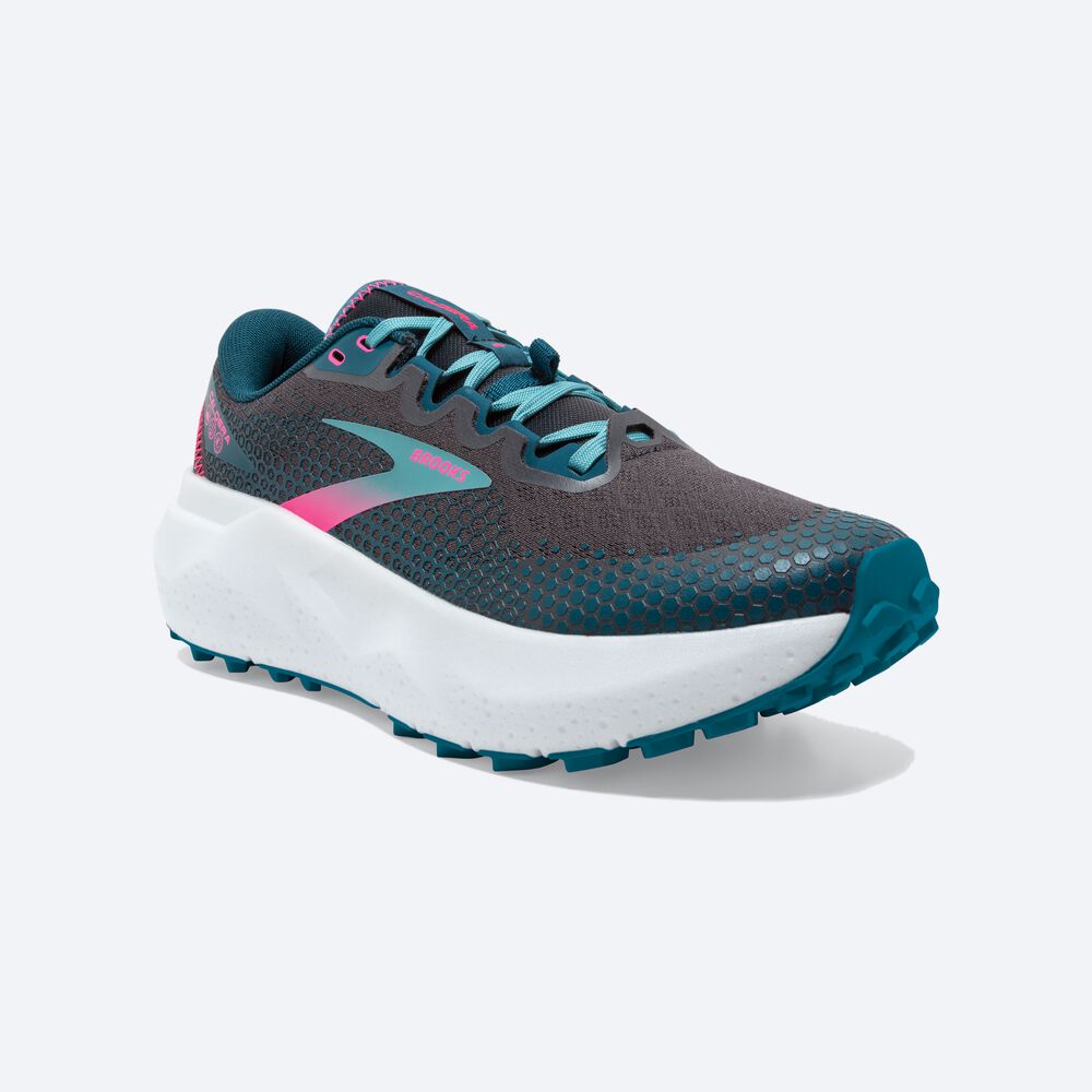 Zapatillas Trail Brooks Caldera 6 Mujer Azules Coral/Rosas | Ecuador-58394