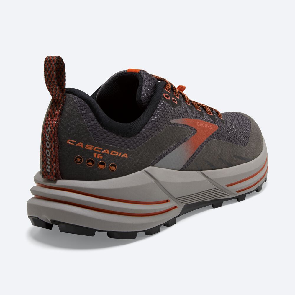 Zapatillas Trail Brooks Cascadia 16 GTX Hombre Negras | Ecuador-83241