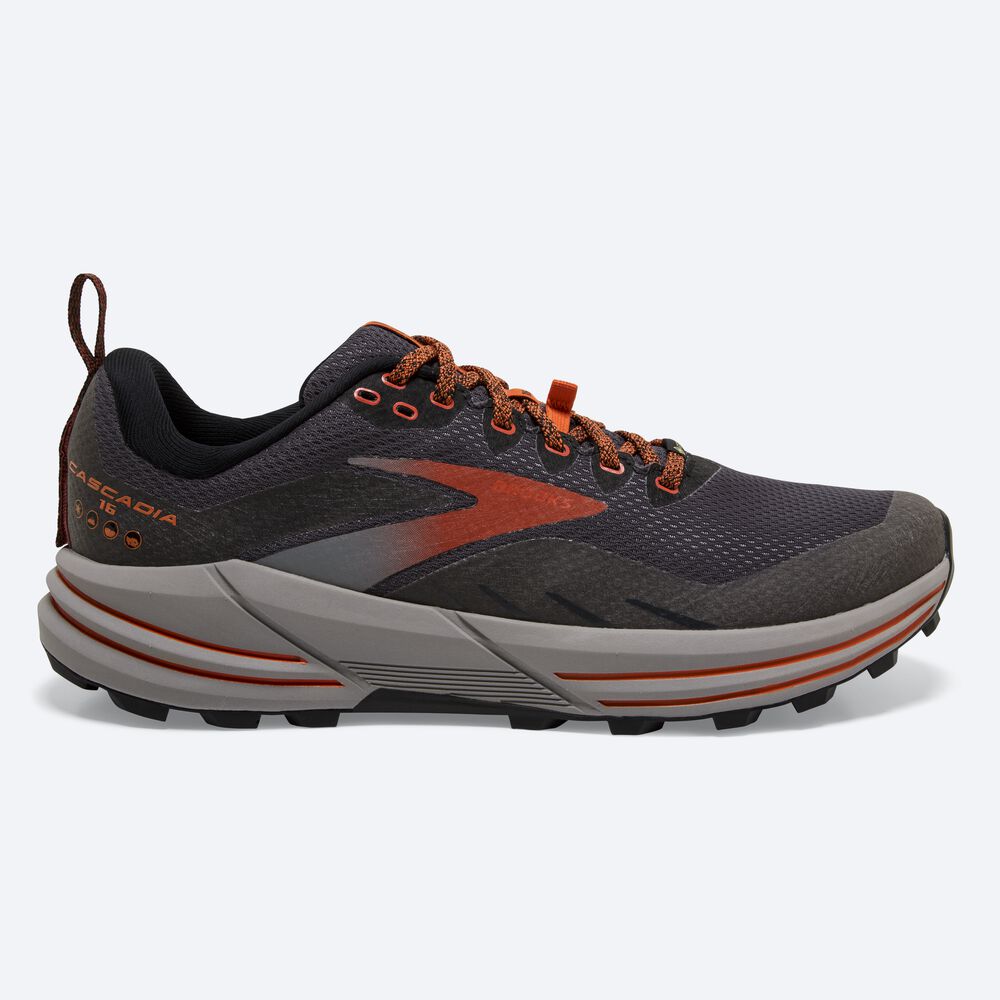 Zapatillas Trail Brooks Cascadia 16 GTX Hombre Negras | Ecuador-83241