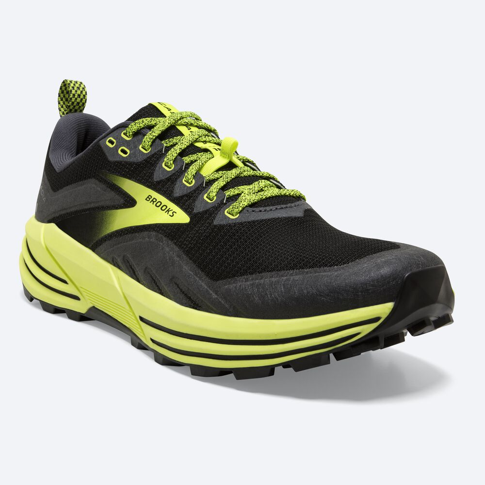 Zapatillas Trail Brooks Cascadia 16 Hombre Negras | Ecuador-25863