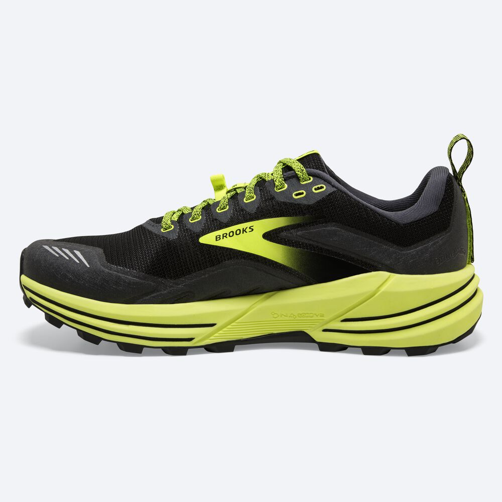 Zapatillas Trail Brooks Cascadia 16 Hombre Negras | Ecuador-25863