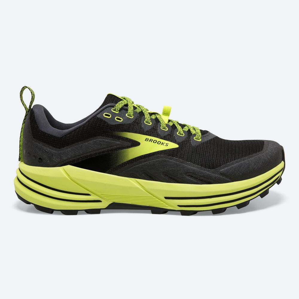 Zapatillas Trail Brooks Cascadia 16 Hombre Negras | Ecuador-25863