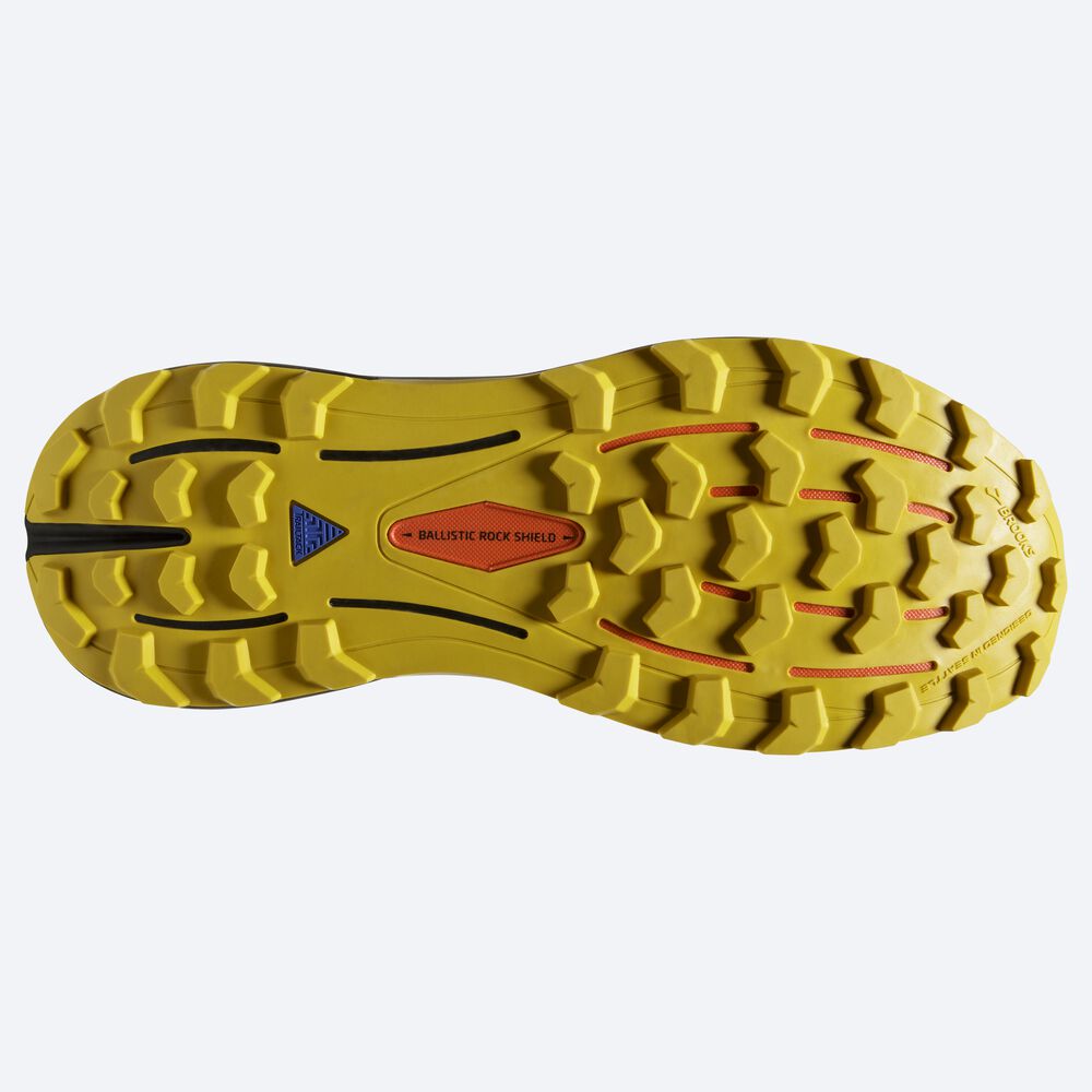 Zapatillas Trail Brooks Cascadia 16 Hombre Amarillo/Negras | Ecuador-46075