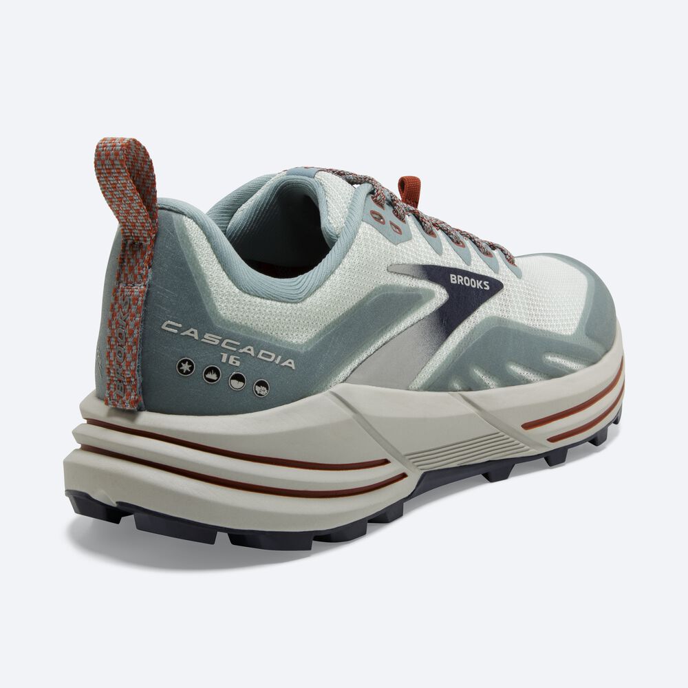 Zapatillas Trail Brooks Cascadia 16 Mujer Turquesa Claro | Ecuador-54067