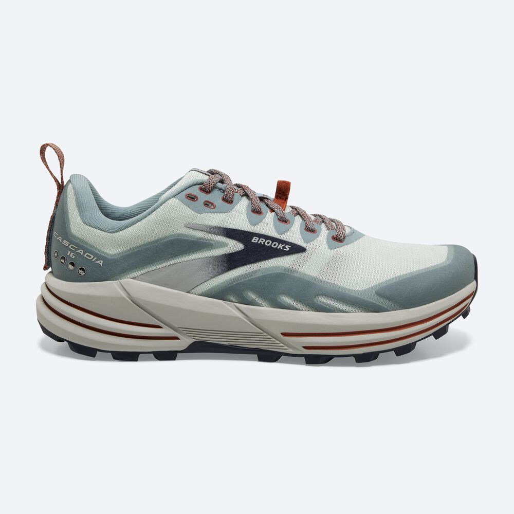 Zapatillas Trail Brooks Cascadia 16 Mujer Turquesa Claro | Ecuador-54067