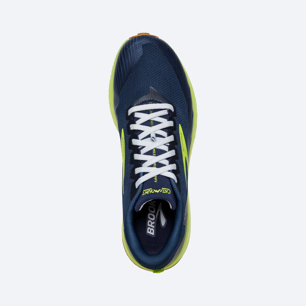 Zapatillas Trail Brooks Catamount Hombre Marrones/Azul Marino | Ecuador-89401