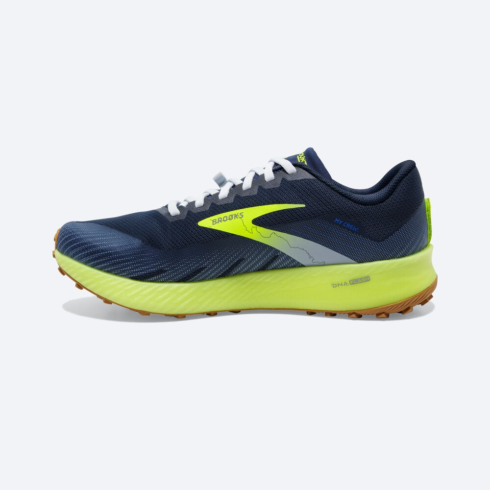 Zapatillas Trail Brooks Catamount Hombre Marrones/Azul Marino | Ecuador-89401