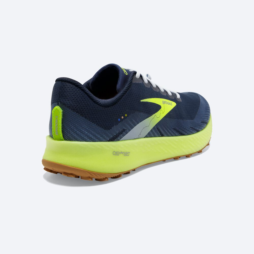 Zapatillas Trail Brooks Catamount Hombre Marrones/Azul Marino | Ecuador-89401