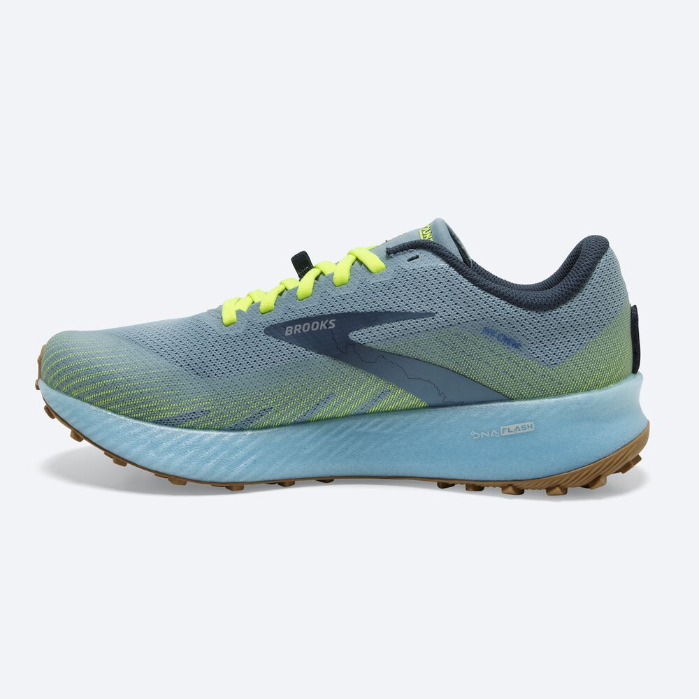 Zapatillas Trail Brooks Catamount Mujer Azules | Ecuador-72956