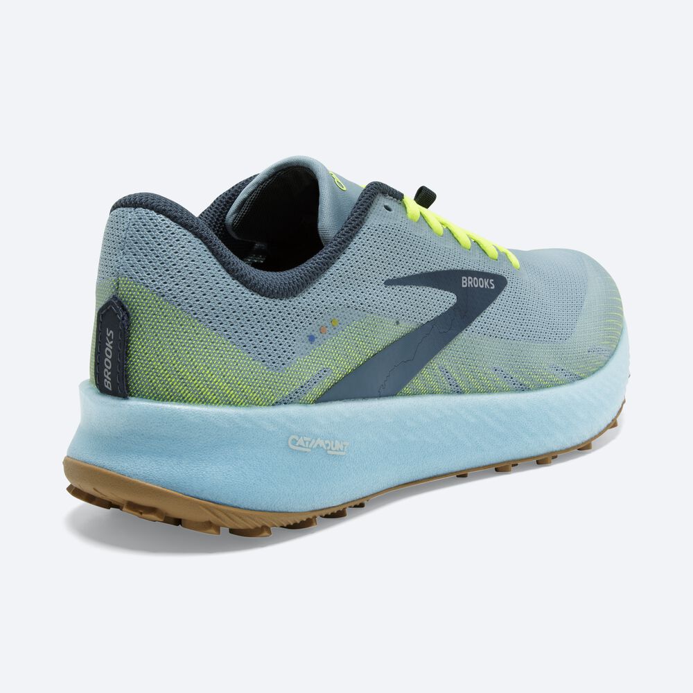 Zapatillas Trail Brooks Catamount Mujer Azules | Ecuador-72956