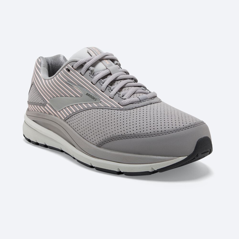 Zapatillas Trekking Brooks Addiction Walker Suede Mujer Gris | Ecuador-29701