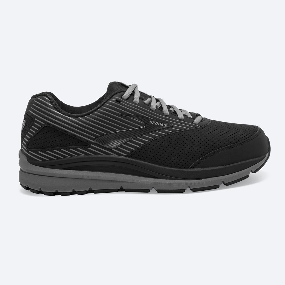 Zapatillas Trekking Brooks Addiction Walker Suede Hombre Negras | Ecuador-70196