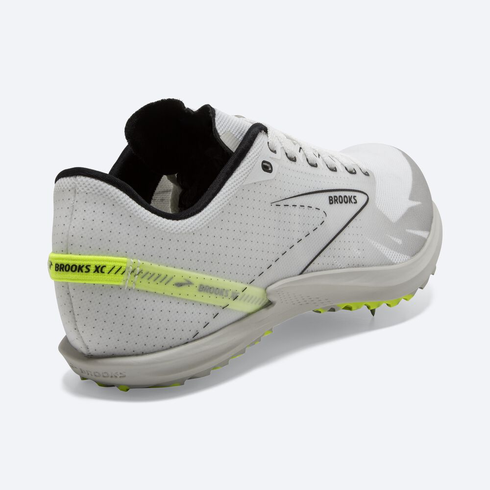 Zapatillas de Clavos Brooks Draft XC Hombre Blancas/Negras | Ecuador-13804