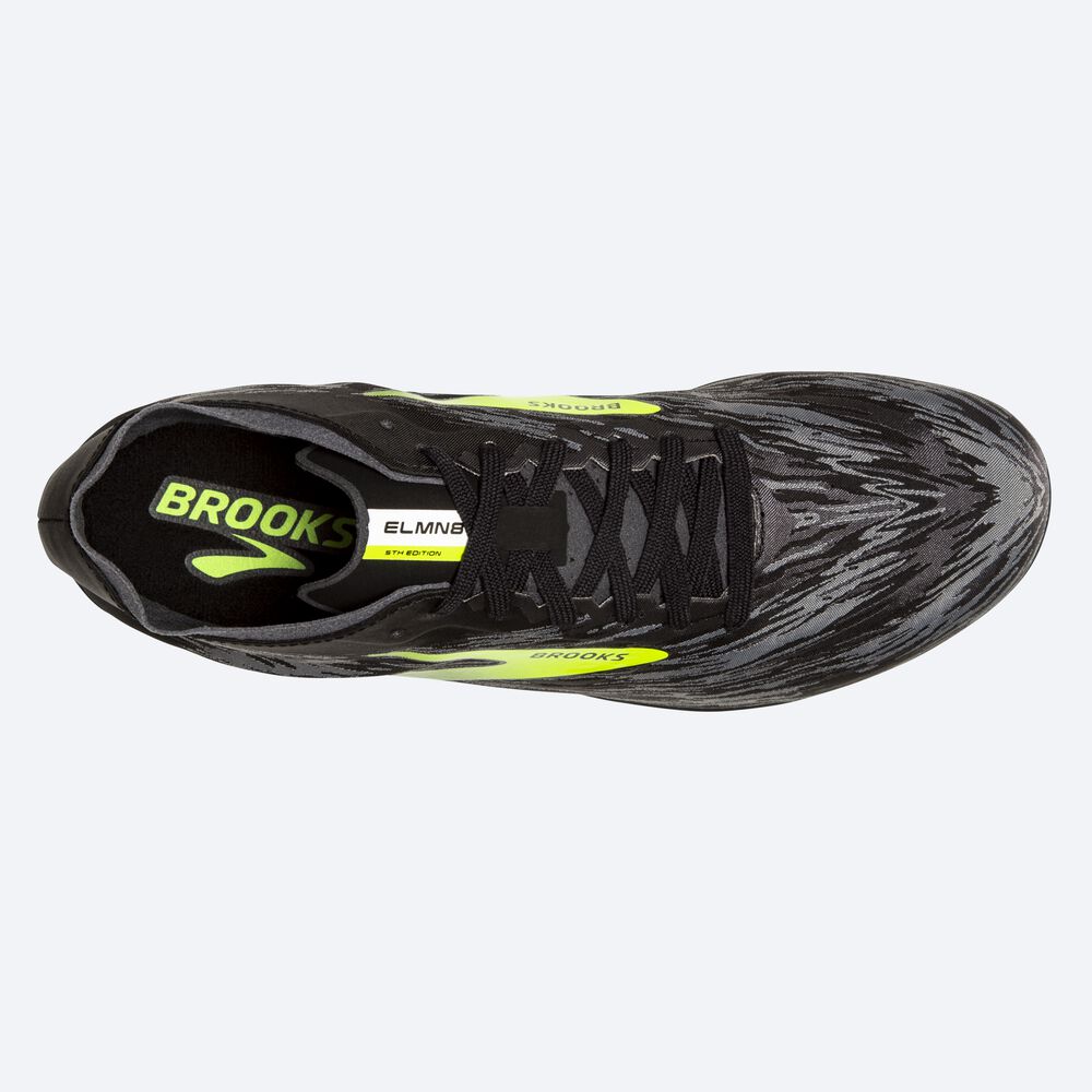 Zapatillas de Clavos Brooks ELMN8 v5 Mujer Negras/Gris | Ecuador-39745